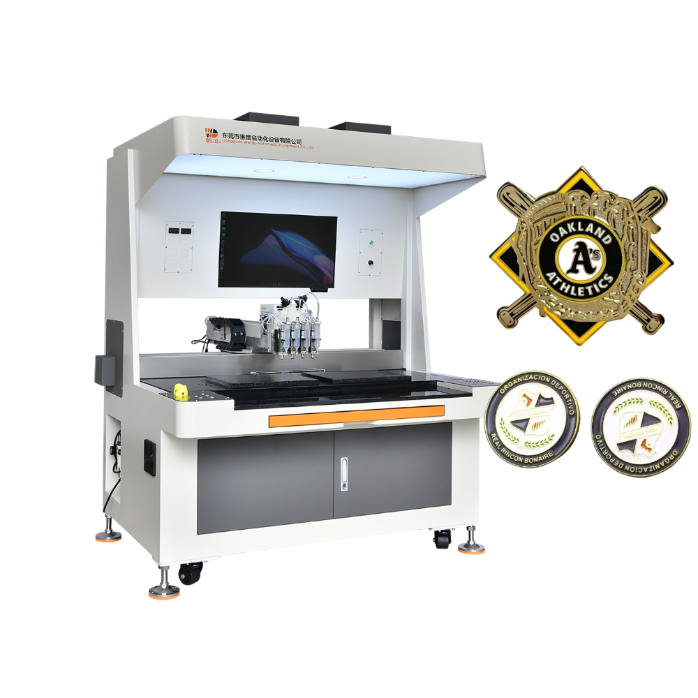 Easter enamel pin filling machine